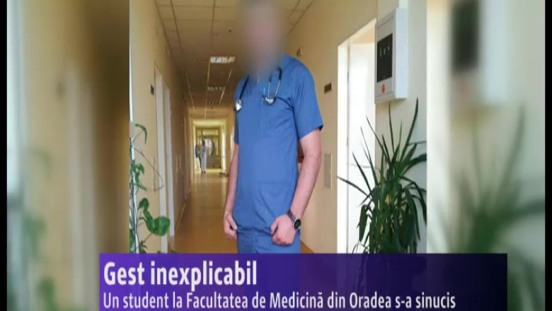 Gest inexplicabil. Un student la Facultatea de Medicina din Oradea s-a sinucis Imagine