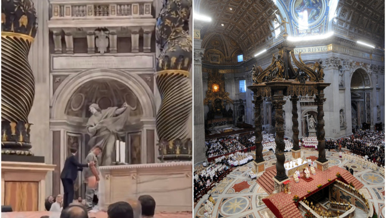 Gest scandalos la Vatican: un barbat a urinat pe altarul Bazilicii Sfantul Petru Imagine