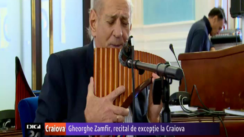 Gheorghe Zamfir, recital de exceptie la Craiova Imagine