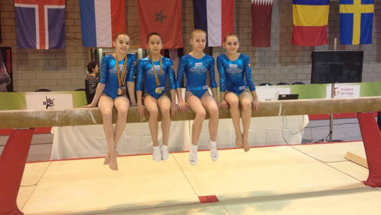 Gimnastica: Romania, pe podium la toate aparatele in finalele concursului Coupe Avenir din Belgia Imagine