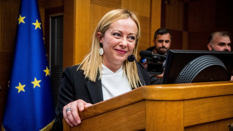 Giorgia Meloni, atac la Berlusconi: Guvernul meu va fi pro-european si pro-NATO. Cine nu e de acord nu poate fi parte a lui Imagine