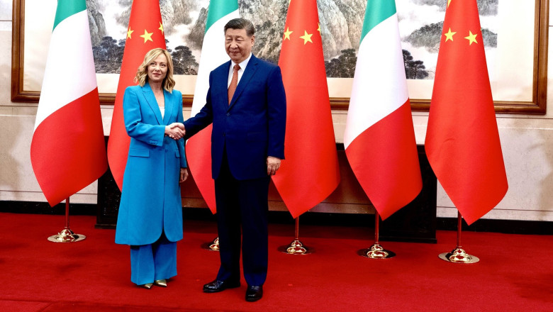 Giorgia Meloni s-a intalnit cu Xi Jinping: Sustinerea de catre China a efortului de razboi al Rusiei este o sursa de „mari frictiuni” Imagine