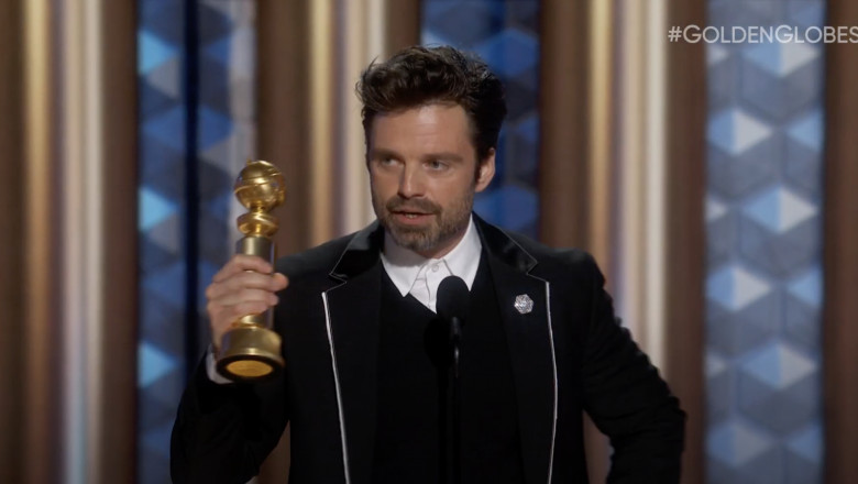 Globurile de aur 2025. Sebastian Stan, declaratie de dragoste pentru Romania in discursul de la castigarea premiului Imagine