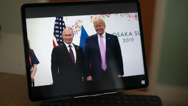 Gluma controversata despre alegeri pe care a facut-o presedintele SUA la ultima intalnire Trump-Putin, in 2019 Imagine