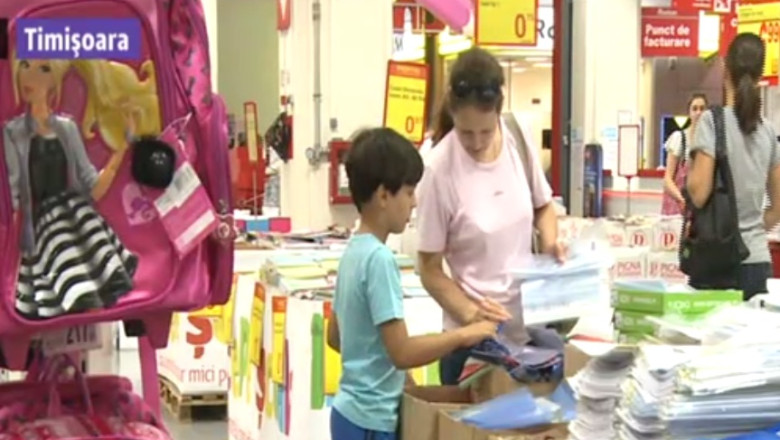 Goana dupa rechizite. In centrele comerciale au aparut promotiile Imagine