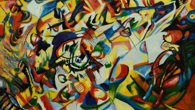 GOOGLE DOODLE WASSILY KANDINSKY, omagiat de Google printr-un Doodle, la 148 de ani de la nastere Imagine