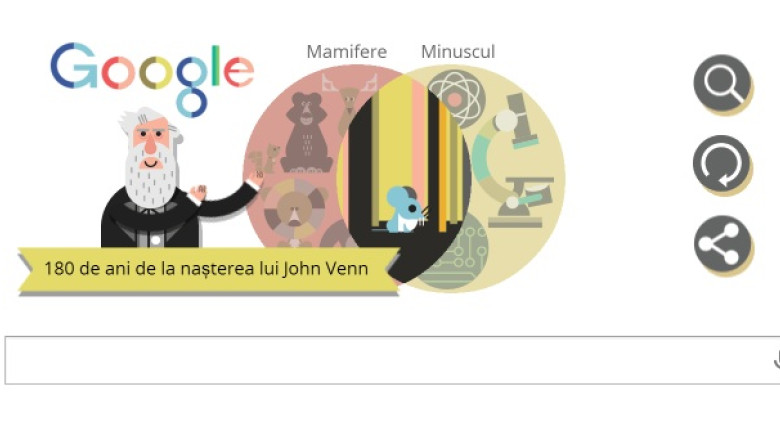 Google il sarbatoreste pe inventatorul diagramelor Venn Imagine