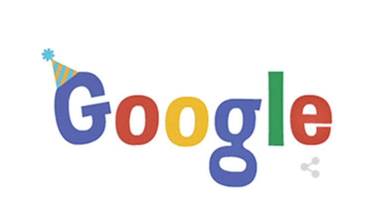 GOOGLE implineste 16 ani. Logo special pentru ANIVERSAREA GOOGLE Imagine