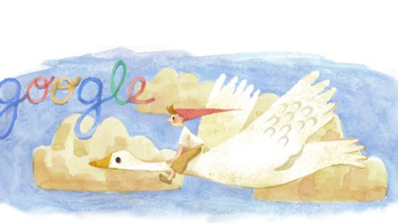 Google o sarbatoreste astazi pe Selma Lagerlof, scriitoarea care l-a creat pe Nils Holgersson Imagine