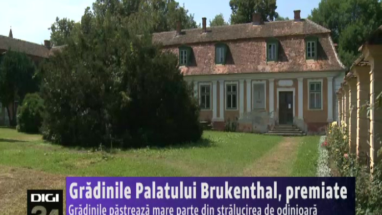 Gradinile Palatului Brukenthal, premiate Imagine