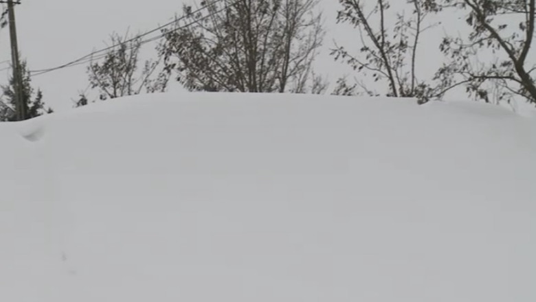 Gradistea (Prahova). Oamenii au fost, timp de doua zile, blocati in case Imagine