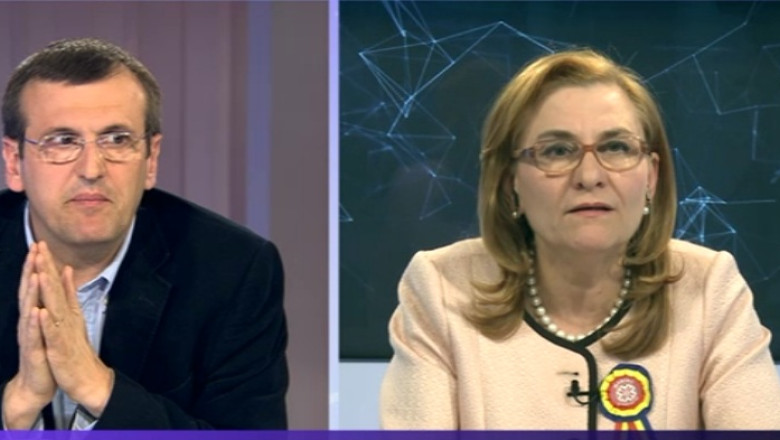 Gramatica Mariei Grapini, corectata in direct la Digi24 de Cristian Preda Imagine