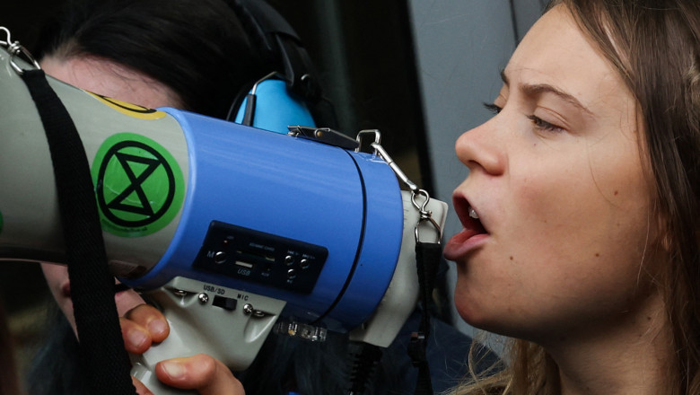 Greta Thunberg vrea sa mearga din nou in Gaza. In iunie, activista a fost deportata de Israel in drum catre enclava palestiniana Imagine