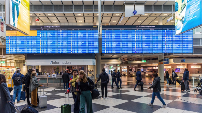 Greva de 24 de ore pe marile aeroporturi din Germania, luni. Vor fi afectati cel putin o jumatate de milion de oameni Imagine