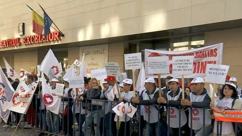 Greva generala din Sanatate ar putea fi suspendata. Sindicalistii si Eugen Nicolaescu au ajuns la un acord Imagine