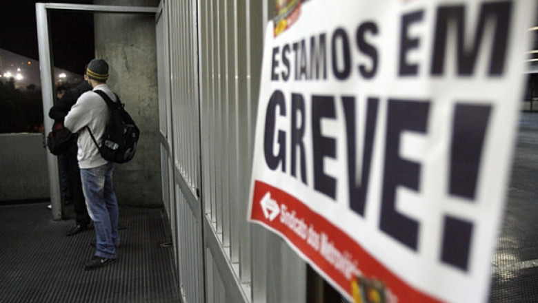 Greva generala la metroul din Sao Paulo pe perioada nedeterminata – o noua problema inainte de CM Fotbal din Brazilia Imagine