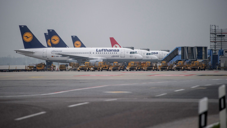 Greva la Lufthansa. 200 de zboruri vor fi anulate Imagine