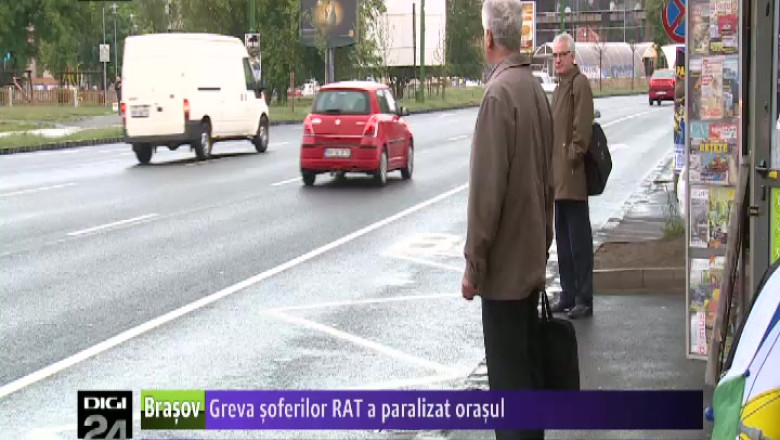  Greva soferilor RAT a paralizat orasul Imagine