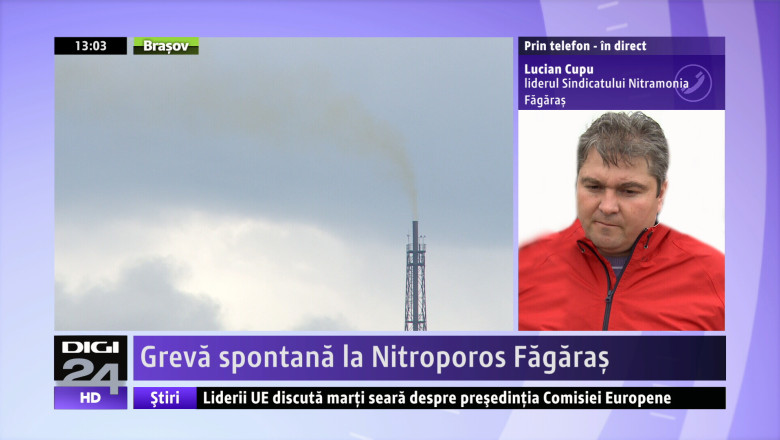 Greva spontana la Nitroporos Fagaras Imagine