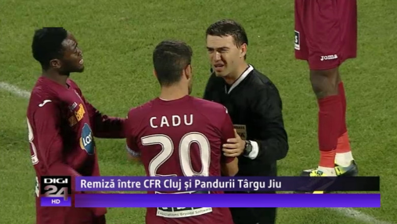 Grigoras traieste periculos: Remiza intre CFR Cluj si Pandurii Targu Jiu Imagine