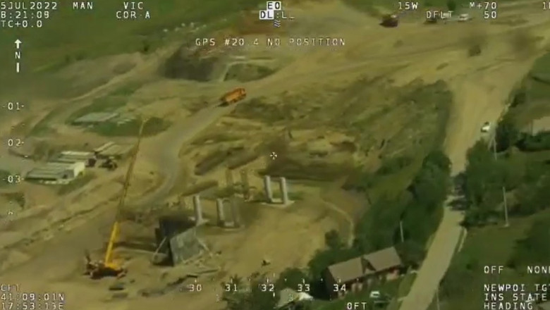 Grindeanu: A inceput monitorizarea aeriana a santierelor. Zborurile se vor desfasura periodic, in toate zonele Imagine