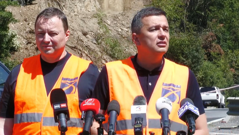 Grindeanu, in inspectie pe Valea Oltului: Se respecta termenele, terminam la timp. Cand se va putea circula din nou Imagine