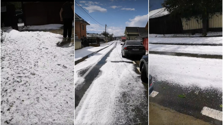 Grindina a facut ravagii in Neamt. Meteorolog ANM: Saptamana viitoare vom avea din nou tara impartita intre canicula si furtuni Imagine