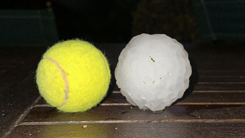 Grindina cat mingea de tenis in Italia. Peste 100 de persoane au fost ranite Imagine