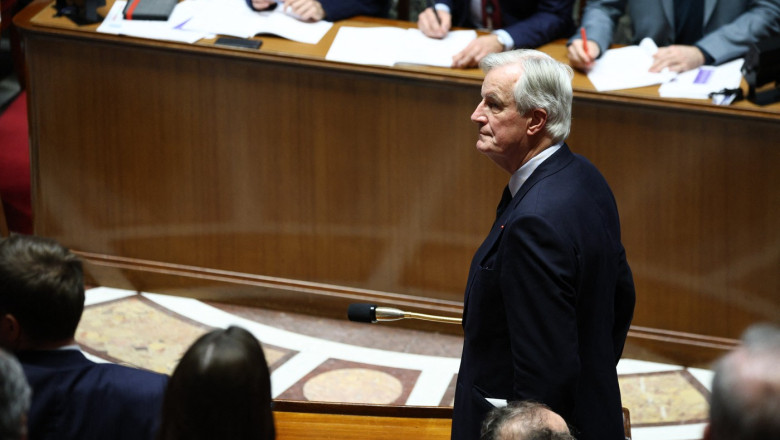 Guvernul Barnier este aproape de colaps in Franta. Partidele extremiste anunta ca vor vota pentru o motiune de cenzura Imagine