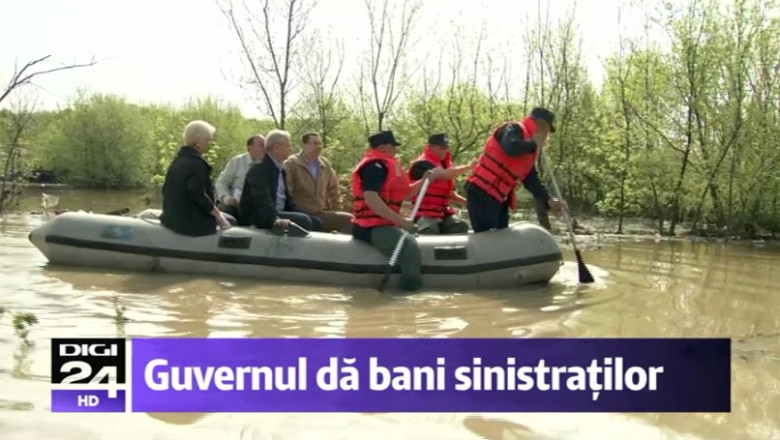Guvernul da banii promisi pentru diguri si repararea caselor inundate Imagine