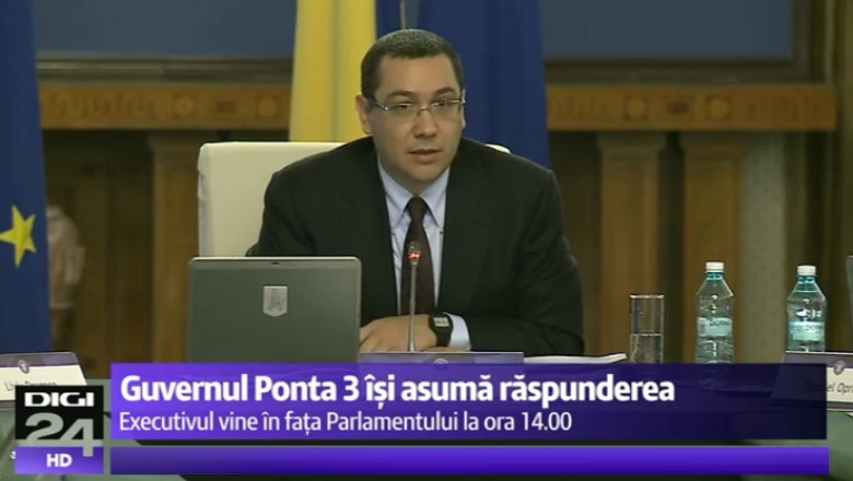 Guvernul isi asuma raspunderea pe noul program de guvernare, inspirat aproape integral din editia 2012 Imagine