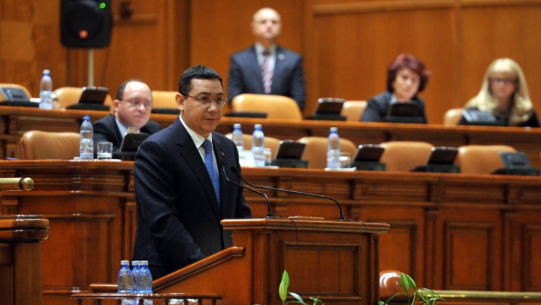 Guvernul Ponta IV a trecut cu 377 de voturi Imagine