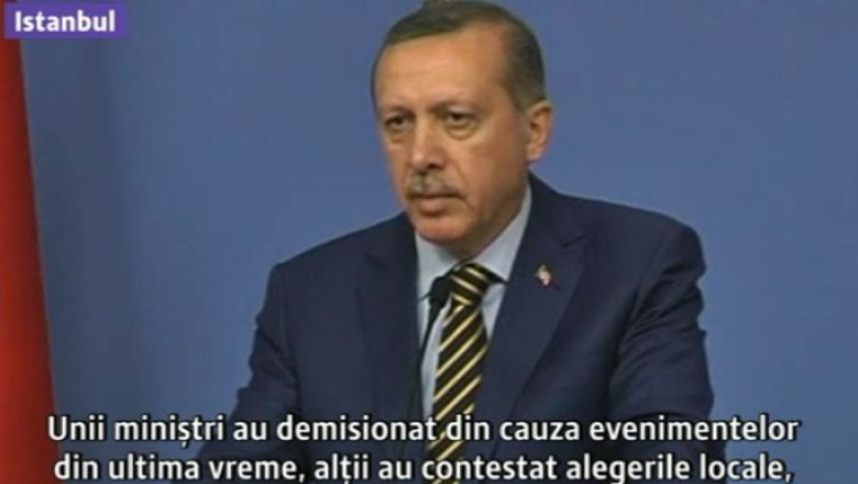 Guvernul Turciei a fost remaniat. Zece ministri, inlocuiti de premierul Recep Erdogan Imagine