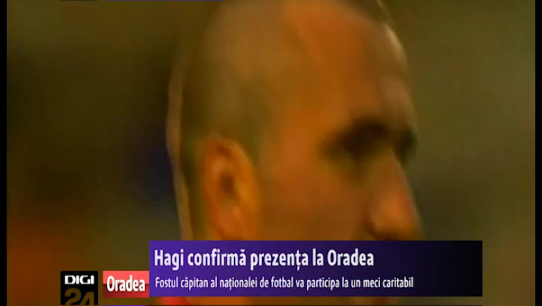Hagi se reintoarce dupa 24 de ani pe stadionul Iuliu Bodola din Oradea Imagine