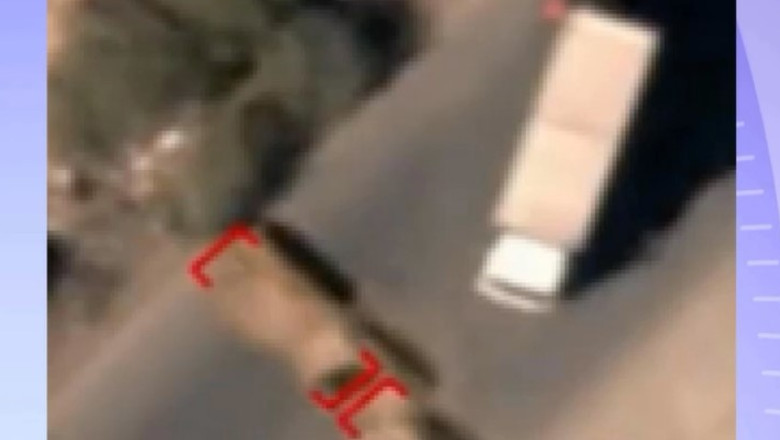 Hamas ii impiedica pe civili sa paraseasca Gaza. ISF publica imagini din drona cu convoaiele de refugiati blocate Imagine