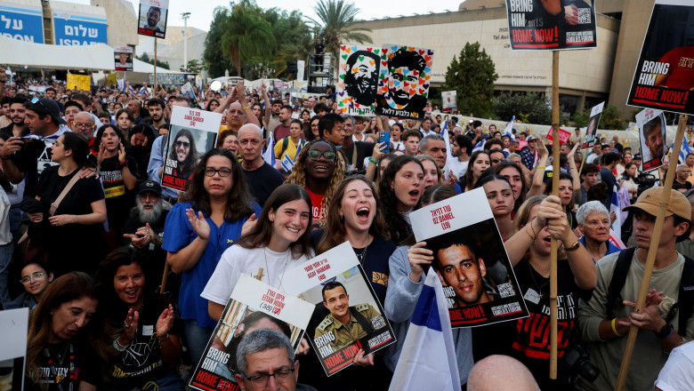 Hamas va returna astazi cadavrele a inca patru ostatici, dupa ce Israelul a amenintat ca va reduce livrarile de alimente in Gaza Imagine