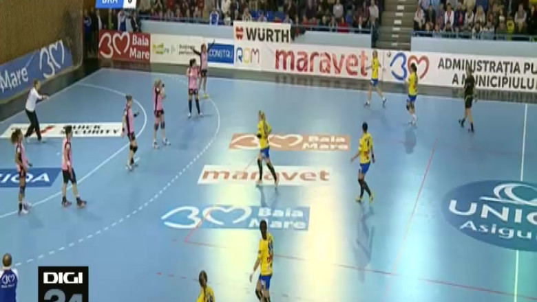 HANDBAL. Corona Brasov, infranta de HCM Baia Mare Imagine