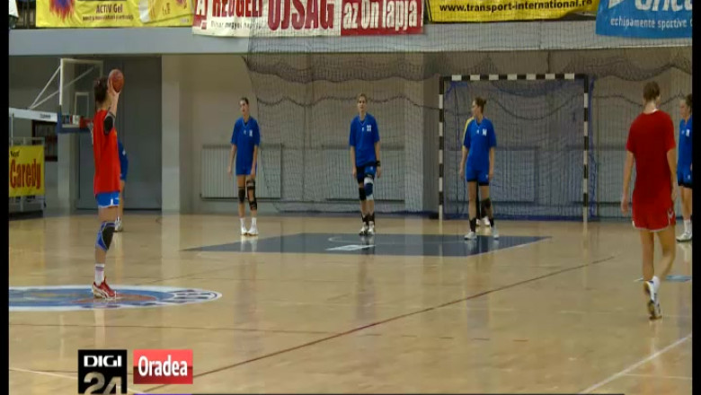 HANDBAL FEMININ. Victoria handbalistelor de la HC Vlady Oradea a fost contestata de oaspete Imagine