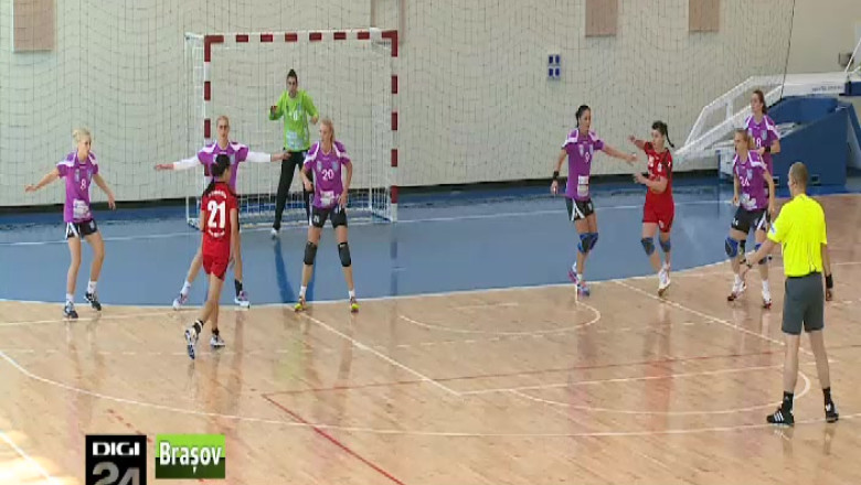HANDBAL. Victorie chinuita pentru Corona Brasov, cu ultima clasata Imagine