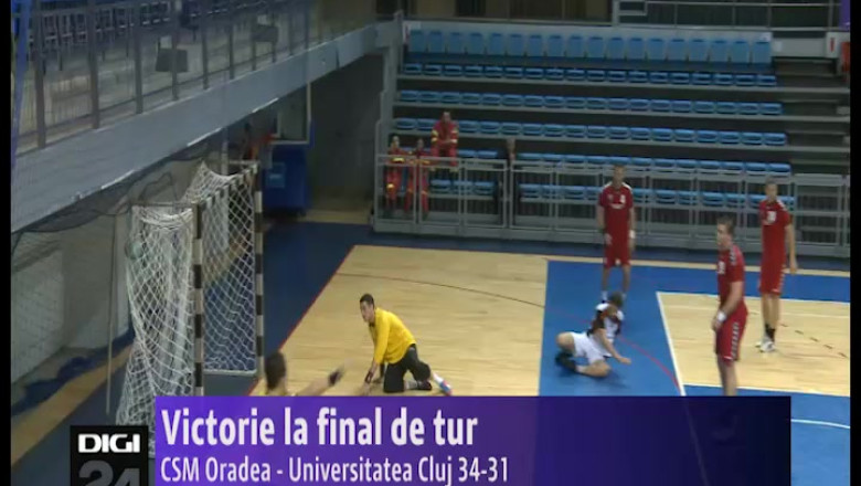 HANDBAL. Victorie la final de tur. CSM Oradea - Universitatea Cluj 34-31 Imagine