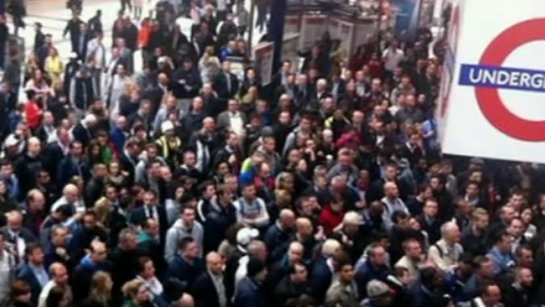 Haos la metroul din Londra. Sindicatele au intrat in greva  Imagine