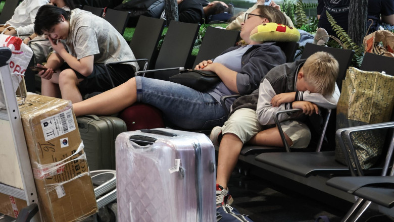 Haos pe aeroporturile din Moscova dupa atacuri majore cu drone lansate de Ucraina Imagine