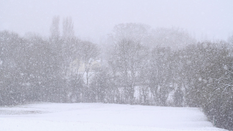 HARTA. Cod galben de vant puternic. La munte va fi viscol Imagine