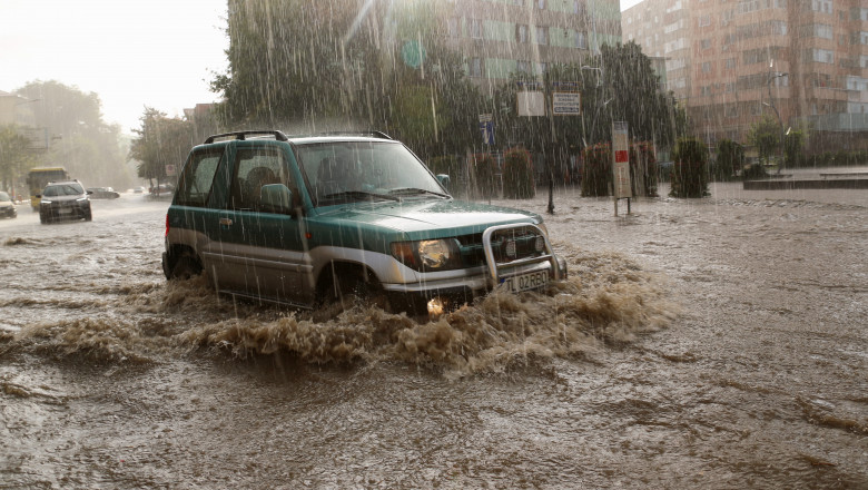 HARTA. Pericol de inundatii in mai multe judete din tara pana vineri seara. A fost emis cod galben Imagine