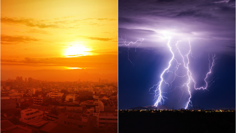 HARTA. Romania, topita de canicula si ravasita de furtuni. Meteorologii au emis noi avertizari de vreme rea Imagine