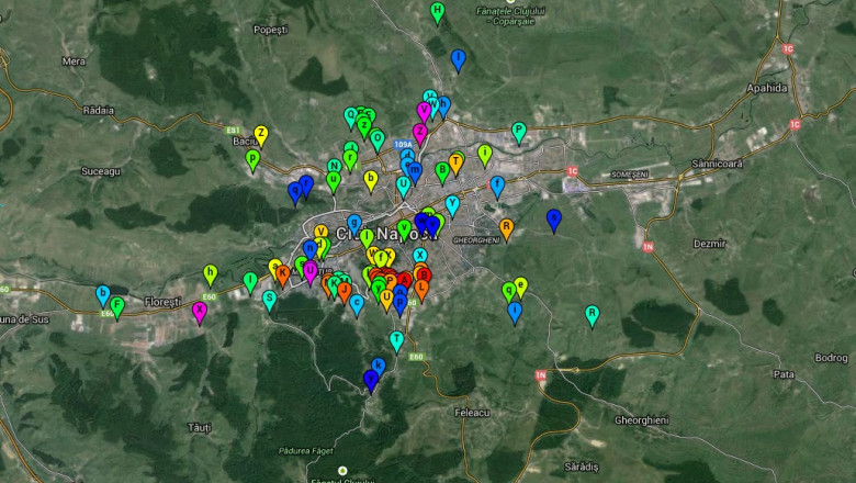 Harta strazilor neasfaltate. Initiativa ii apartine unui tanar IT-ist din Cluj-Napoca Imagine
