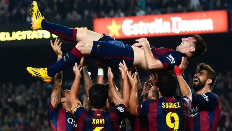 Hat-trick istoric! Messi a devenit cel mai bun marcator din istoria Ligii Campionilor Imagine