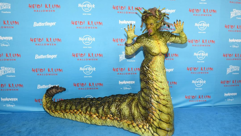 Heidi Klum a devenit personajul mitic „Meduza”, la petrecerea de Halloween 2025. Imagini cu transformarea spectaculoasa Imagine