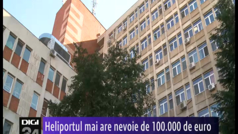 Heliportul de la Spitalul Judetean din Oradea mai are nevoie de o suta de mii de euro Imagine