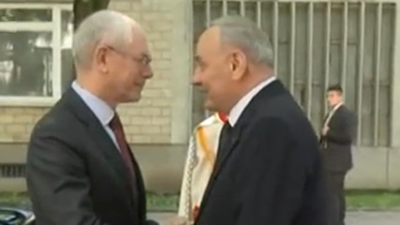 Herman van Rompuy: Respingem orice presiuni externe asupra Republicii Moldova Imagine